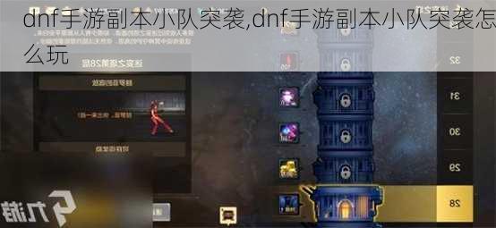 dnf手游副本小队突袭,dnf手游副本小队突袭怎么玩