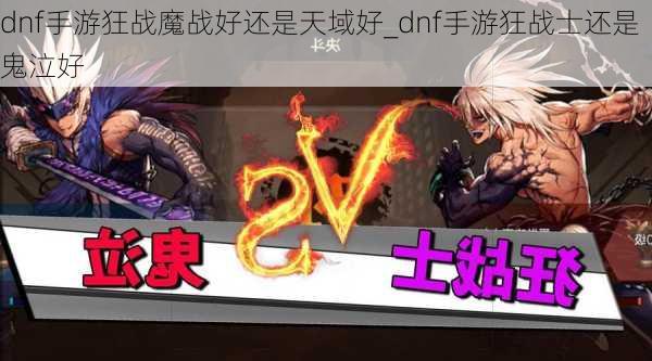 dnf手游狂战魔战好还是天域好_dnf手游狂战士还是鬼泣好