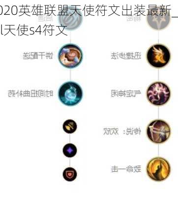 2020英雄联盟天使符文出装最新_lol天使s4符文