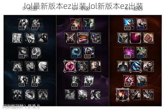 lol最新版本ez出装,lol新版本ez出装