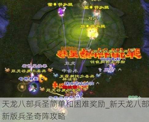 天龙八部兵圣简单和困难奖励_新天龙八部新版兵圣奇阵攻略