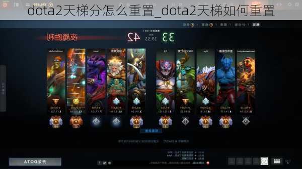 dota2天梯分怎么重置_dota2天梯如何重置