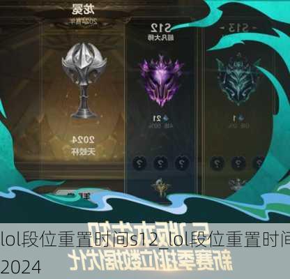 lol段位重置时间s12_lol段位重置时间2024