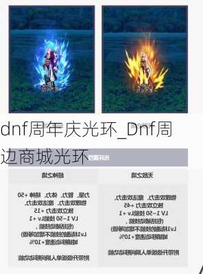 dnf周年庆光环_Dnf周边商城光环