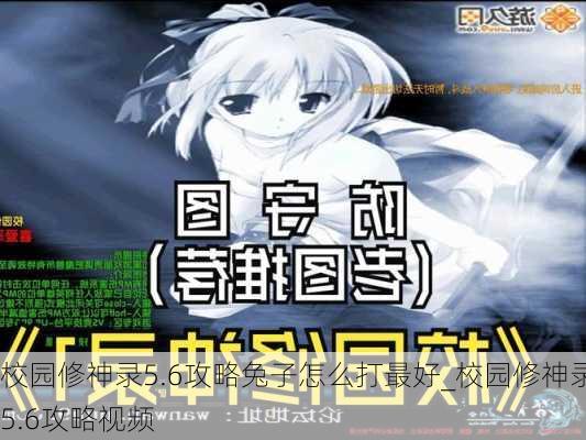 校园修神录5.6攻略兔子怎么打最好_校园修神录5.6攻略视频