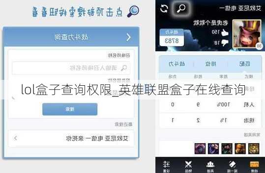 lol盒子查询权限_英雄联盟盒子在线查询