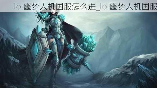 lol噩梦人机国服怎么进_lol噩梦人机国服