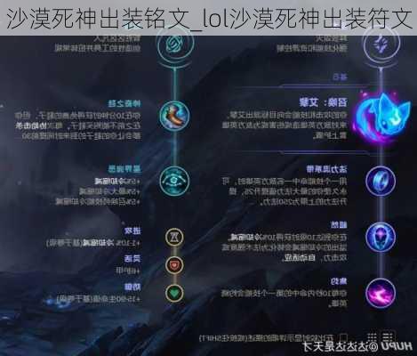 沙漠死神出装铭文_lol沙漠死神出装符文