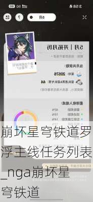 崩坏星穹铁道罗浮主线任务列表_nga崩坏星穹铁道
