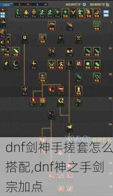 dnf剑神手搓套怎么搭配,dnf神之手剑宗加点