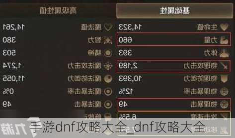 手游dnf攻略大全_dnf攻略大全