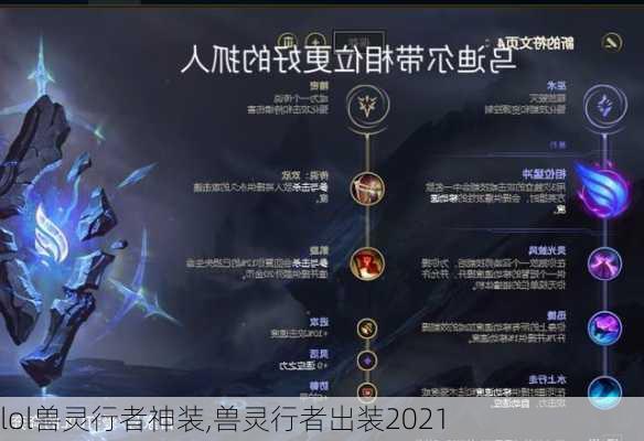 lol兽灵行者神装,兽灵行者出装2021