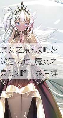 魔女之泉3攻略灰线怎么过_魔女之泉3攻略白线后续