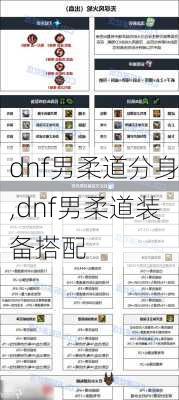 dnf男柔道分身,dnf男柔道装备搭配