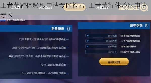 王者荣耀体验服申请专区抢号_王者荣耀体验服申请专区