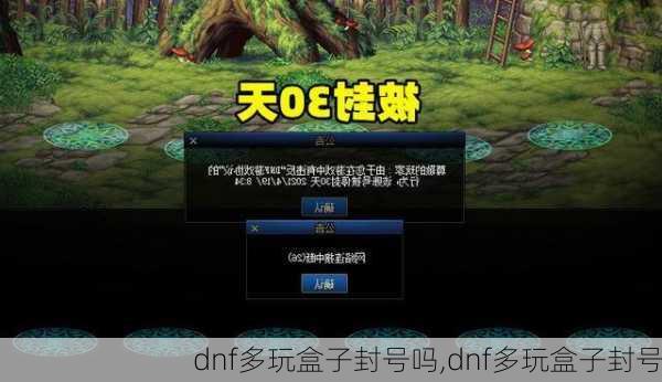 dnf多玩盒子封号吗,dnf多玩盒子封号